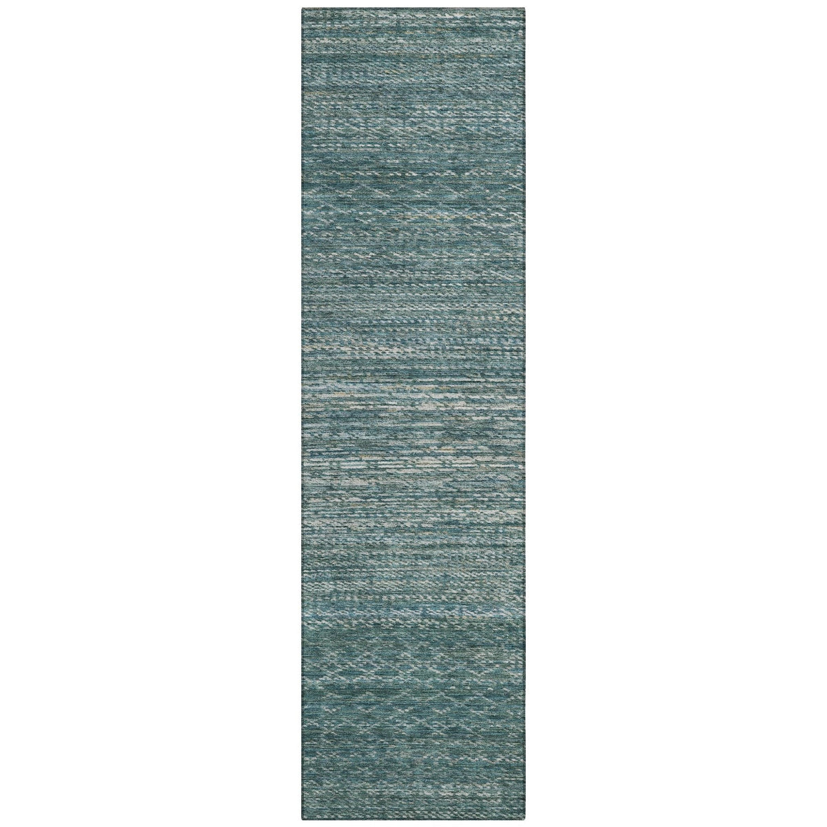 Addison Chantille ACN2150 Stripes Machine Made Transitional Teal Rug