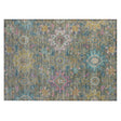Addison Chantille ACN2151 Medallions Machine Made Traditional Aloe Rug