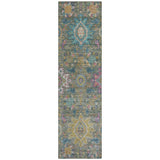 Addison Chantille ACN2151 Medallions Machine Made Traditional Aloe Rug