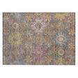Addison Chantille ACN2151 Medallions Machine Made Traditional Mocha Rug