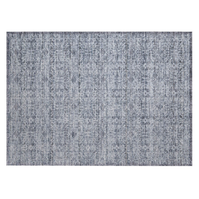 Addison Chantille ACN2152 Stripes Machine Made Transitional Blue Rug