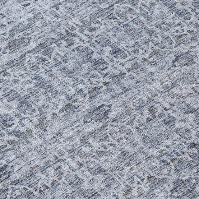 Addison Chantille ACN2152 Stripes Machine Made Transitional Blue Rug