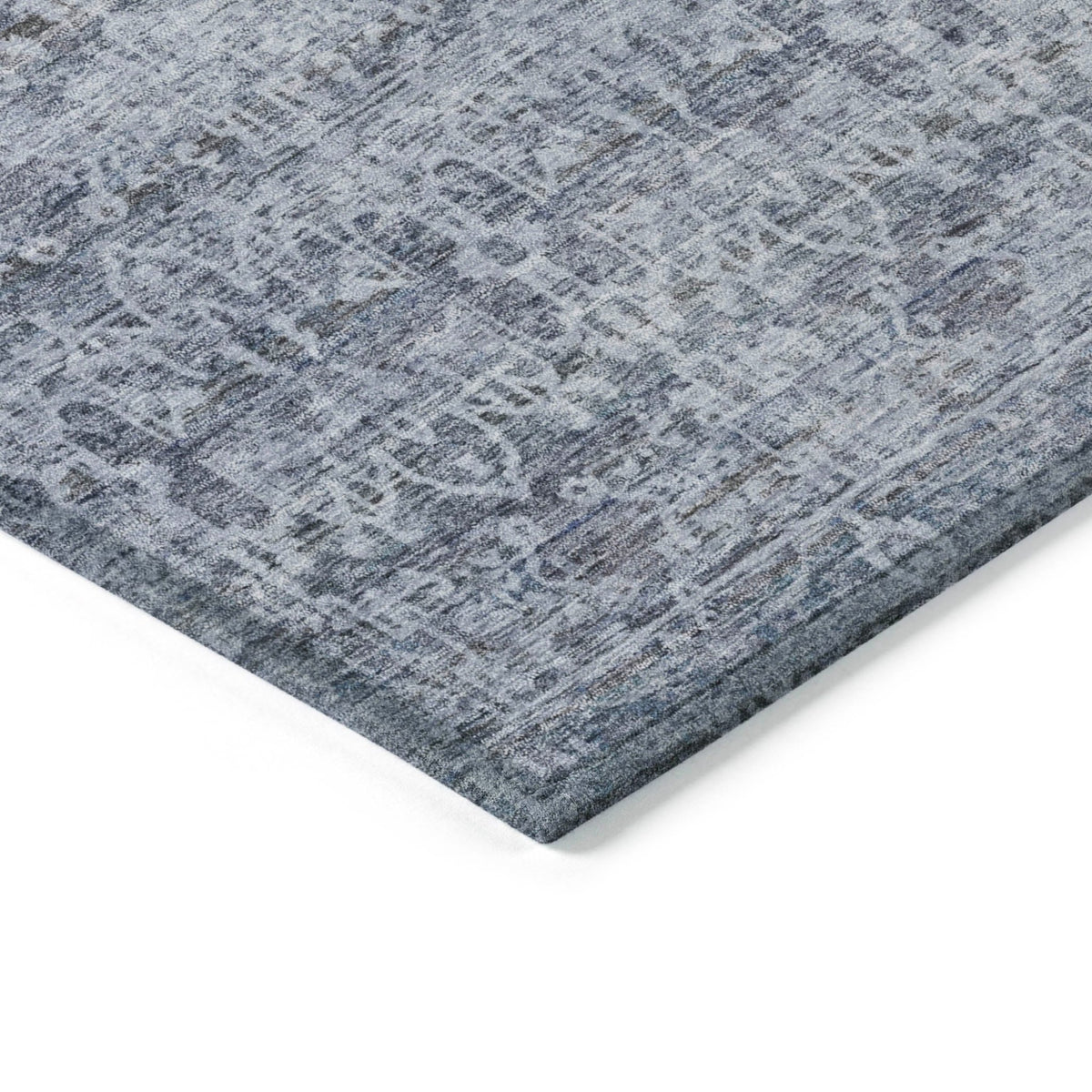 Addison Chantille ACN2152 Stripes Machine Made Transitional Blue Rug