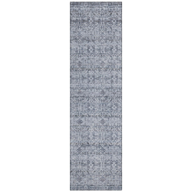 Addison Chantille ACN2152 Stripes Machine Made Transitional Blue Rug