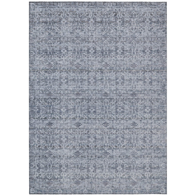 Addison Chantille ACN2152 Stripes Machine Made Transitional Blue Rug