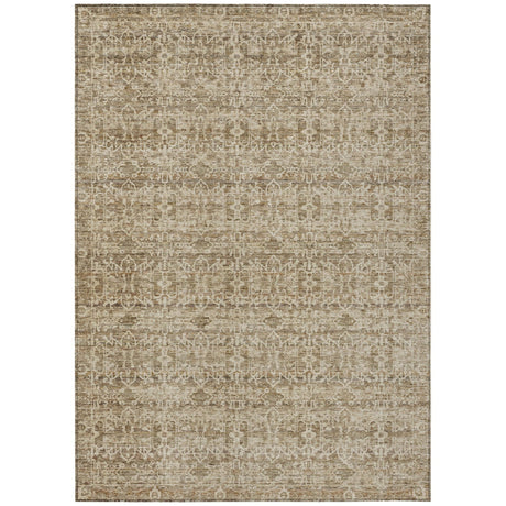 Addison Chantille ACN2152 Stripes Machine Made Transitional Brown Rug
