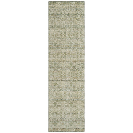 Addison Chantille ACN2152 Stripes Machine Made Transitional Sage Rug