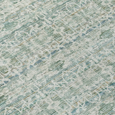 Addison Chantille ACN2152 Stripes Machine Made Transitional Teal Rug
