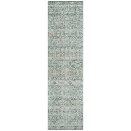 Addison Chantille ACN2152 Stripes Machine Made Transitional Teal Rug