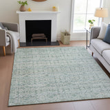 Addison Chantille ACN2152 Stripes Machine Made Transitional Teal Rug