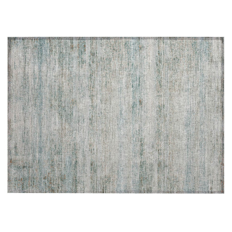 Addison Chantille ACN2154 Stripes Machine Made Transitional Aqua Rug