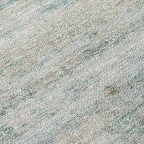 Addison Chantille ACN2154 Stripes Machine Made Transitional Aqua Rug