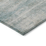 Addison Chantille ACN2154 Stripes Machine Made Transitional Aqua Rug