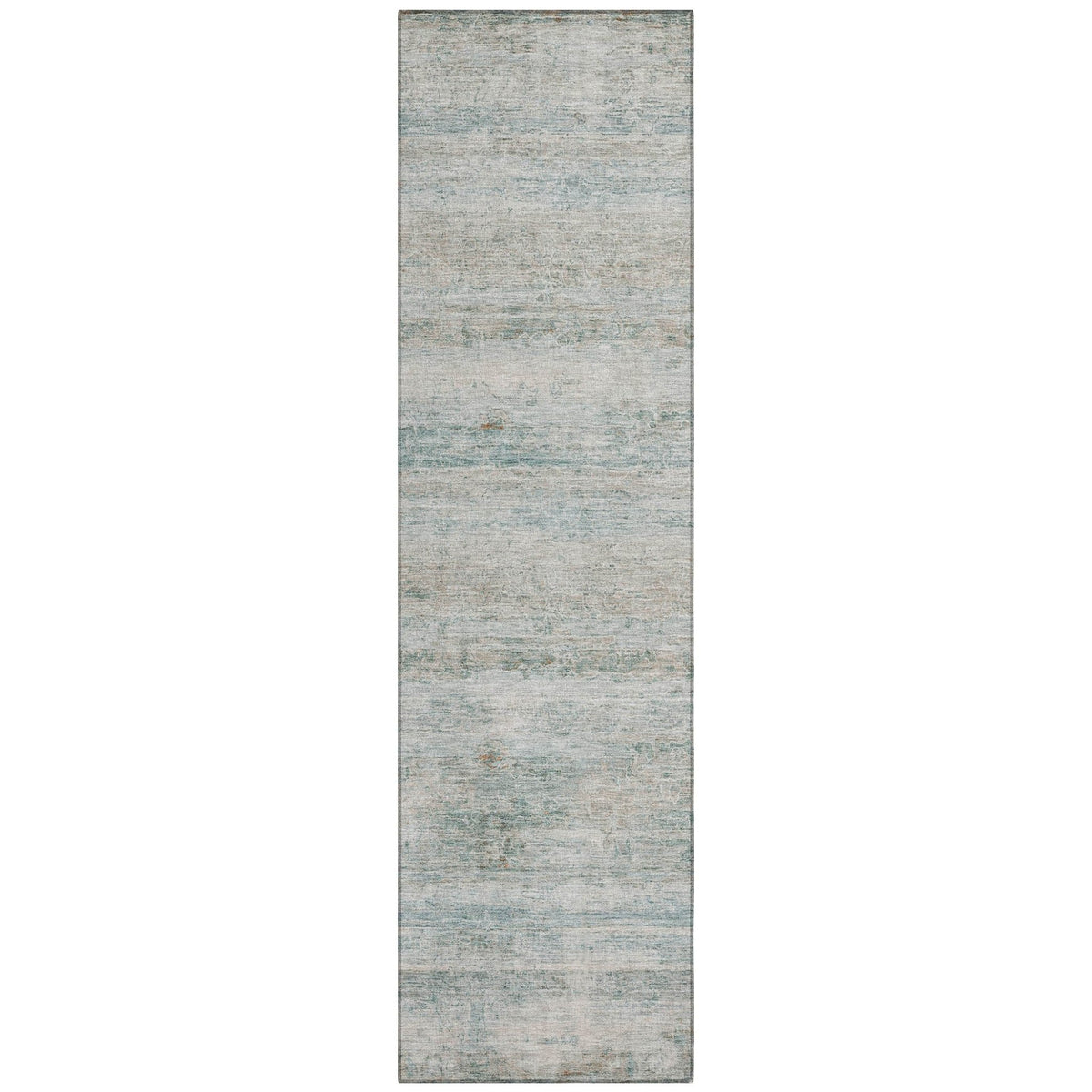 Addison Chantille ACN2154 Stripes Machine Made Transitional Aqua Rug