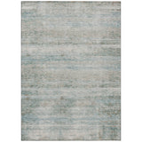 Addison Chantille ACN2154 Stripes Machine Made Transitional Aqua Rug