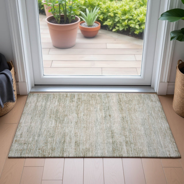 Addison Chantille ACN2154 Stripes Machine Made Transitional Putty Rug