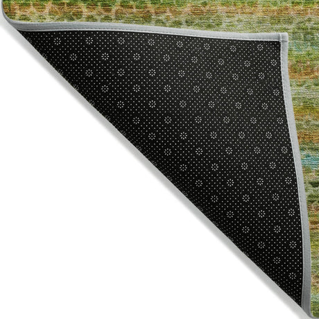 Addison Chantille ACN2155 Stripes Machine Made Transitional Green Rug