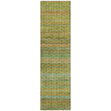 Addison Chantille ACN2155 Stripes Machine Made Transitional Green Rug