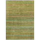 Addison Chantille ACN2155 Stripes Machine Made Transitional Green Rug