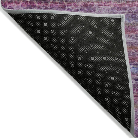 Addison Chantille ACN2155 Stripes Machine Made Transitional Purple Rug