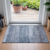 Addison Chantille ACN2156 Modern Machine Made Transitional Blue Rug