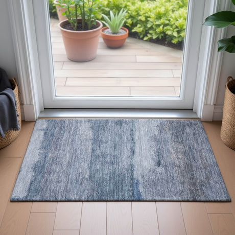 Addison Chantille ACN2156 Modern Machine Made Transitional Blue Rug