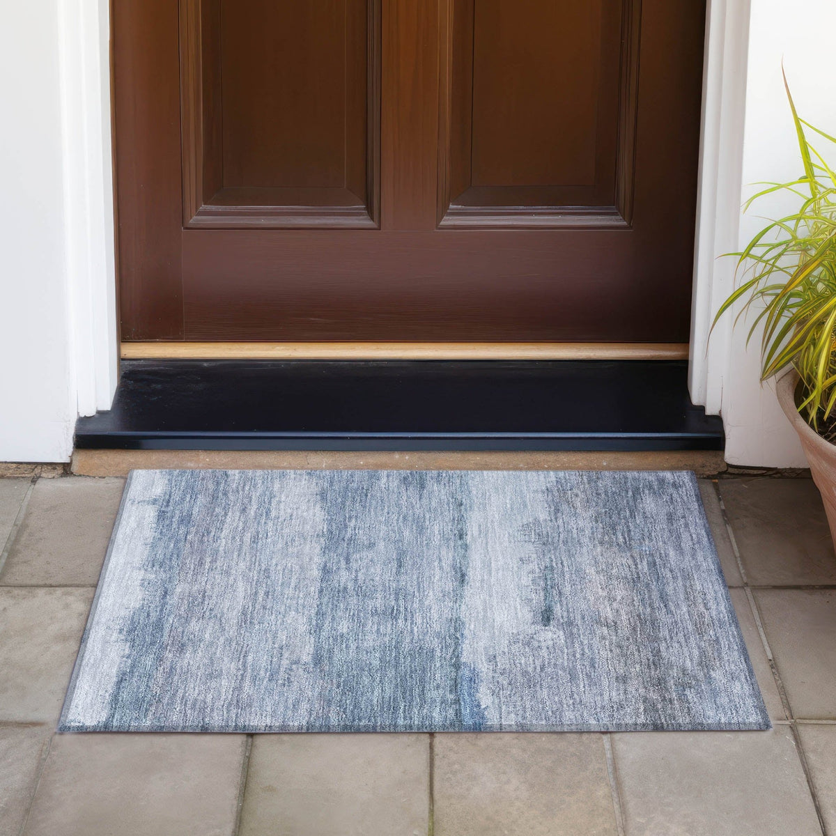 Addison Chantille ACN2156 Modern Machine Made Transitional Blue Rug