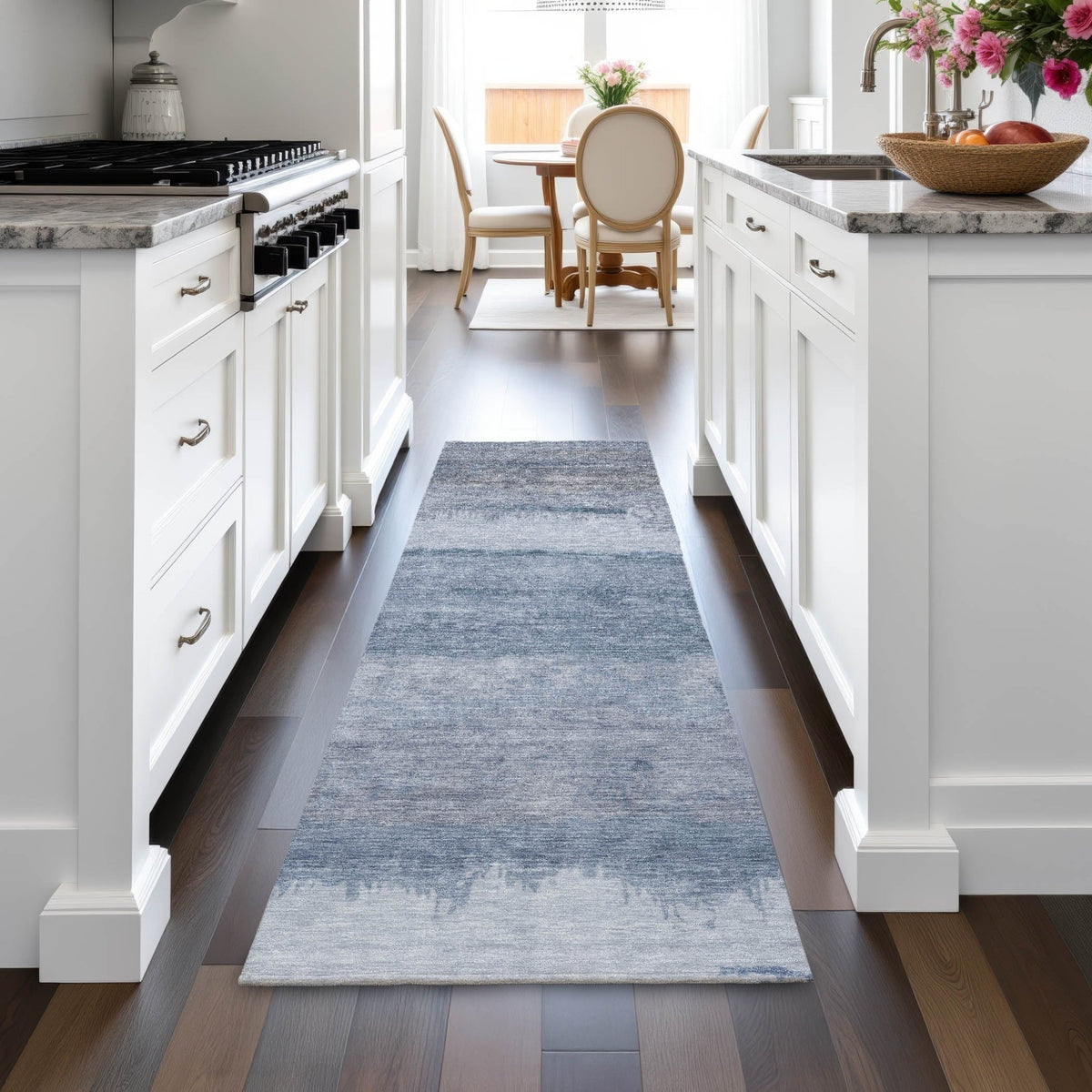 Addison Chantille ACN2156 Modern Machine Made Transitional Blue Rug