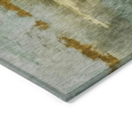 Addison Chantille ACN2157 Abstract Machine Made Transitional Brown Rug