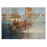 Addison Chantille ACN2157 Abstract Machine Made Transitional Paprika Rug