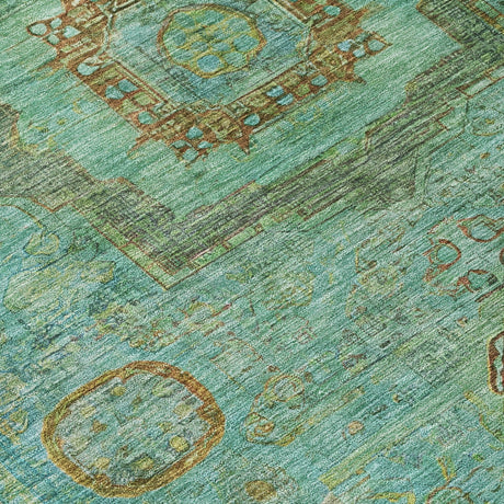 Addison Chantille ACN2159 Global Machine Made Traditional Green Rug