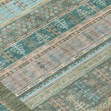 Addison Chantille ACN2160 Stripes Machine Made Transitional Aloe Rug