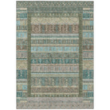 Addison Chantille ACN2160 Stripes Machine Made Transitional Aloe Rug