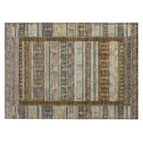 Addison Chantille ACN2160 Stripes Machine Made Transitional Brown Rug
