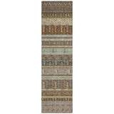 Addison Chantille ACN2160 Stripes Machine Made Transitional Brown Rug