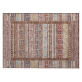 Addison Chantille ACN2160 Stripes Machine Made Transitional Paprika Rug