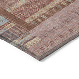 Addison Chantille ACN2160 Stripes Machine Made Transitional Paprika Rug