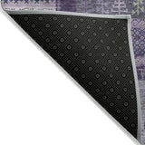 Addison Chantille ACN2160 Stripes Machine Made Transitional Purple Rug