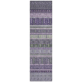 Addison Chantille ACN2160 Stripes Machine Made Transitional Purple Rug