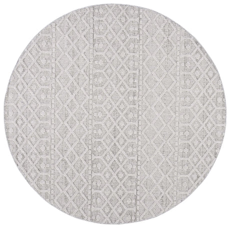 Safavieh Global 6'-7" x 6'-7" Rug in Grey / Ivory