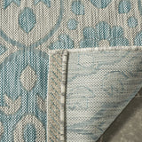 Safavieh Martha Stewart 5'-3" x 7'-7" Rug in Grey / Aqua