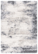 Safavieh Fontana Shag  800 4'-0" x 6'-0" Rug in Ivory / Grey