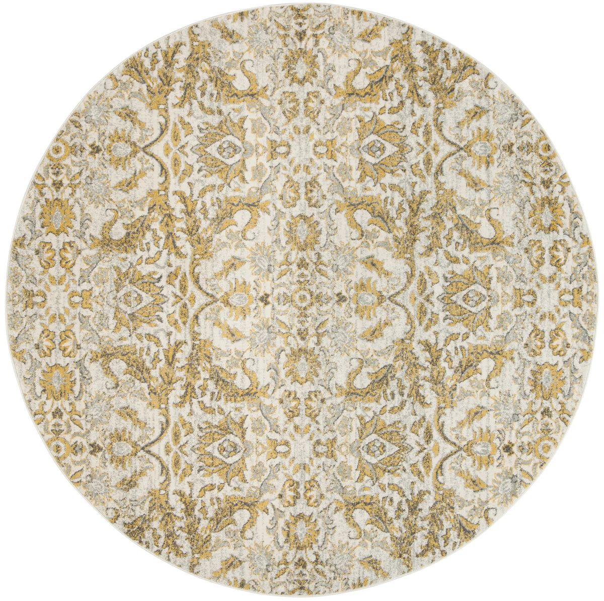 Safavieh Evoke 6'-7" x 6'-7" Rug in Ivory / Gold