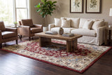 Dynamic Rugs Ancient Garden 57559 Red/Ivory Rugs - Room