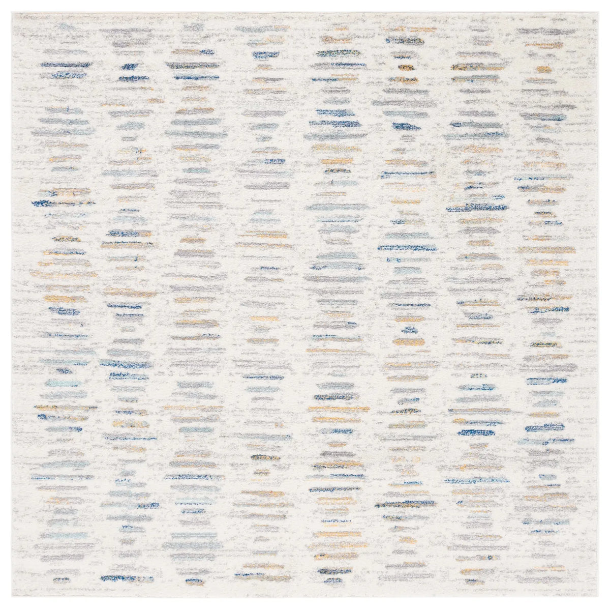 Safavieh Tulum 6'-7" x 6'-7" Rug in Beige / Grey Blue