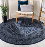 Safavieh Adirondack Adr108N Navy/Ivory Rug