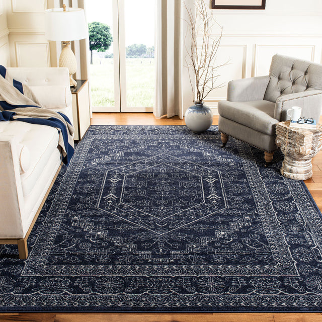 Safavieh Adirondack Adr108N Navy/Ivory Rug