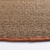 Safavieh Natural Fiber 6'-0" x 6'-0" Rug in Natural / Brown