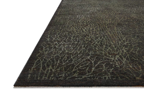 Loloi Winchester WNC-11 Traditional Power Loomed Ink, Mist Rug - rug corner