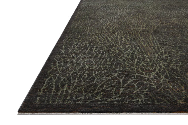 Loloi Winchester WNC-11 Traditional Power Loomed Ink, Mist Rug - rug corner